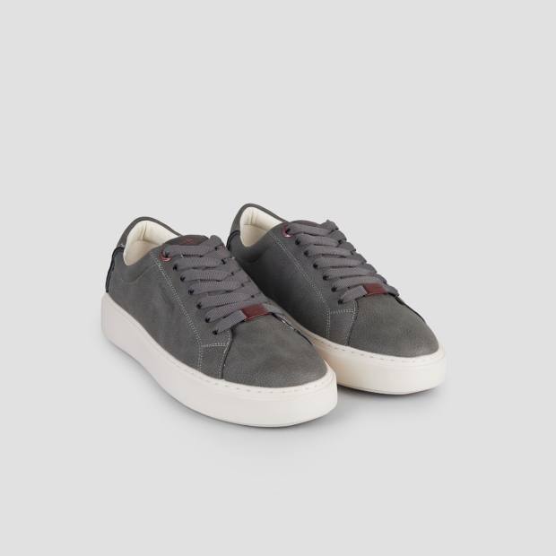 Sneakers Alexander Smith london man in dark grey tumbled suede - 4