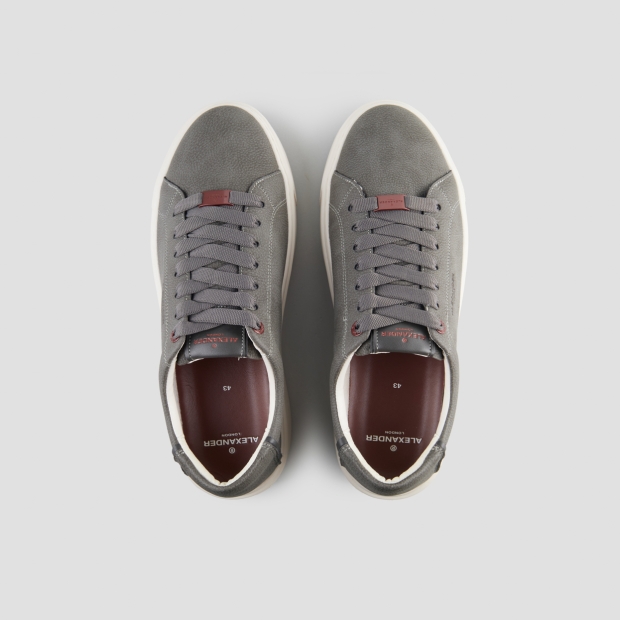 Sneakers Alexander Smith london man in dark grey tumbled suede - 6