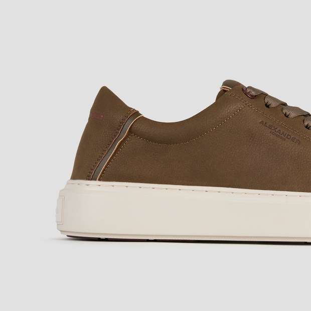 Sneakers Alexander Smith london man in dark green tumbled suede - 3