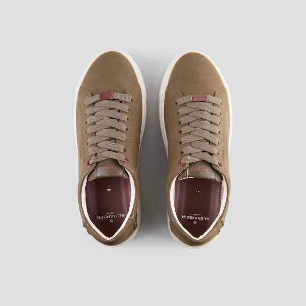 Sneakers Alexander Smith london man in dark green tumbled suede - 6