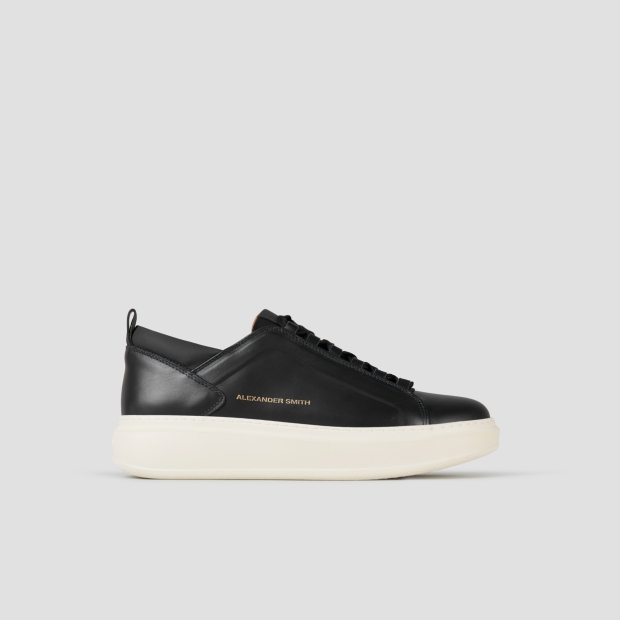 Sneakers Alexander Smith wembley man high frequency in black leather - 1