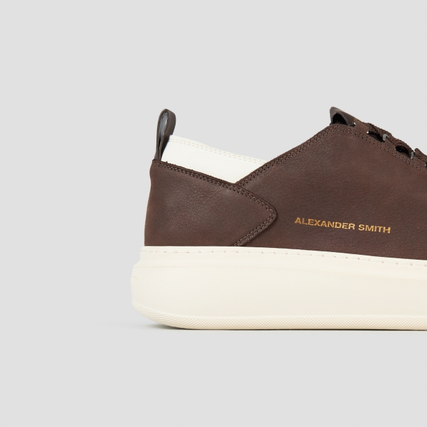Sneakers Alexander Smith wembley man deconstructed in dark brown tumbled nubuck - 3