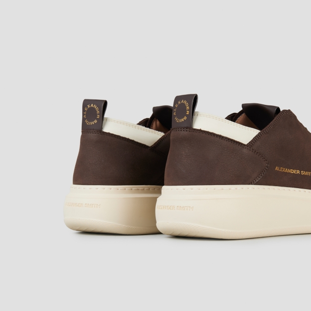 Sneakers Alexander Smith wembley man deconstructed in dark brown tumbled nubuck - 5