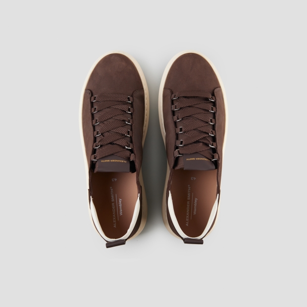 Sneakers Alexander Smith wembley man deconstructed in dark brown tumbled nubuck - 6