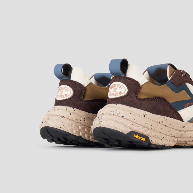 Sneakers Alexander Smith horizon man in brown suede and sand ripstop with vibram sole - 5