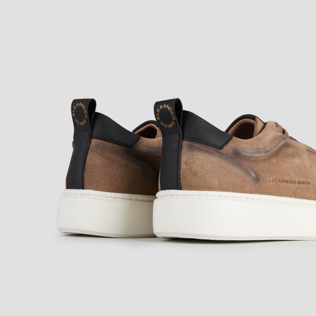 Sneakers Alexander Smith york man in brown washed suede - 5