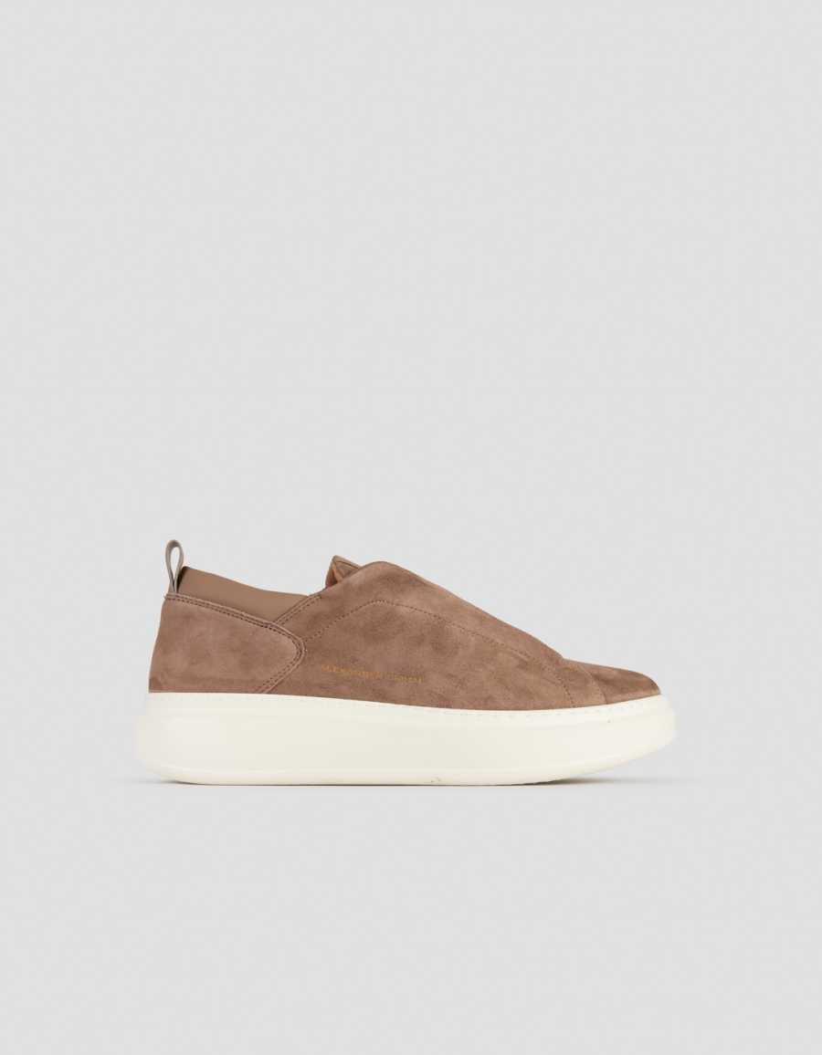 Sneakers Alexander Smith wembley slip-on man in brown suede - 1