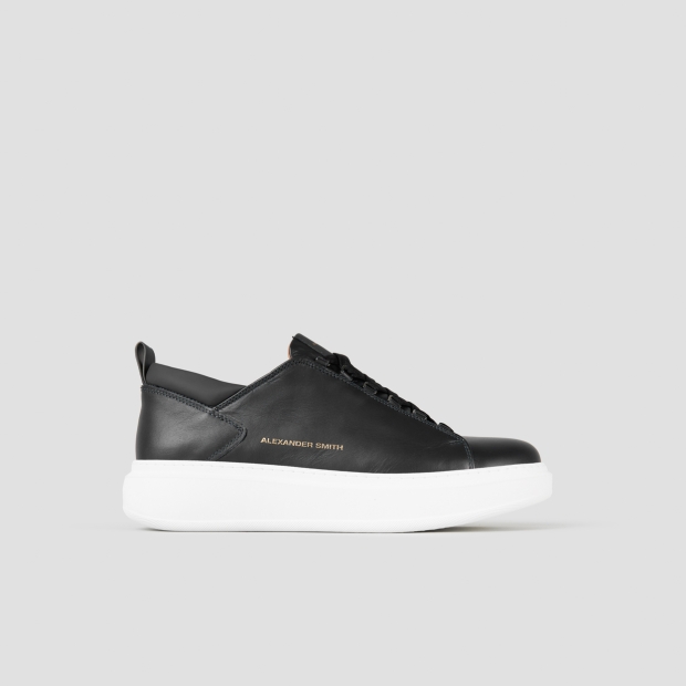 Sneakers Alexander Smith wembley man in black leather - 1