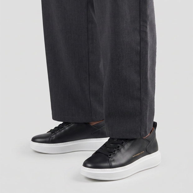 Sneakers Alexander Smith wembley man in black leather - 2