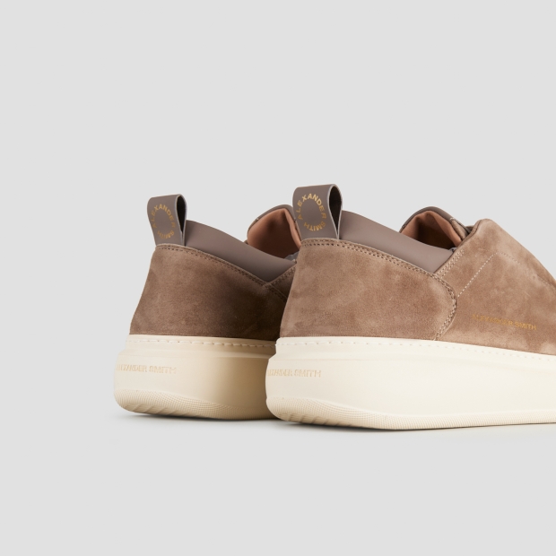 Sneakers Alexander Smith wembley slip-on man in beige suede - 5