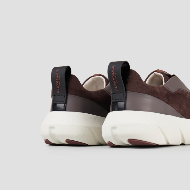 Sneakers Alexander Smith eclipse man in brown suede and leather - 5