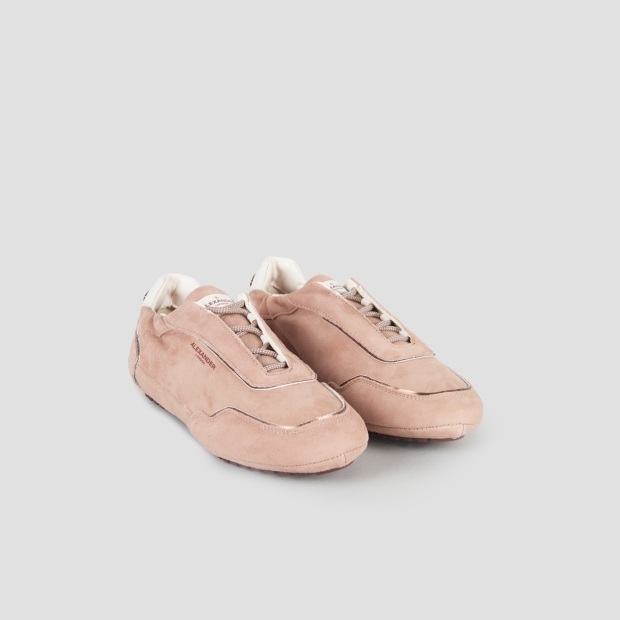Sneakers Alexander Smith river woman in rose suede - 4