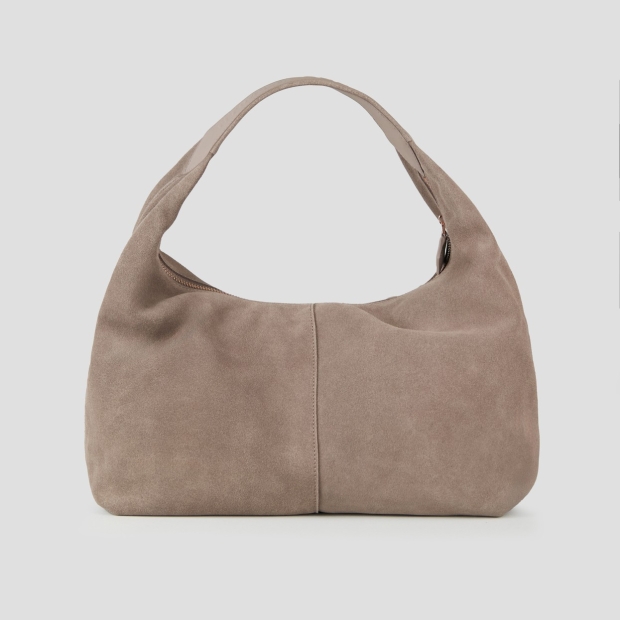 Sneakers Alexander Smith chloe borsa a spalla in suede avorio scuro - 4
