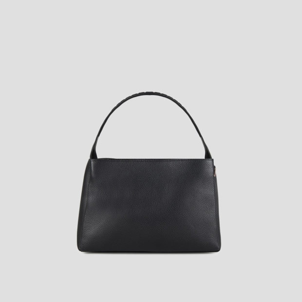 Sneakers Alexander Smith cindy borsa a spalla con tracolla in pelle bottalata nera - 4