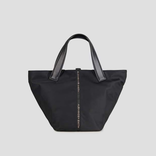 Sneakers Alexander Smith lauren medium borsa a mano con tracolla in nylon nero - 4