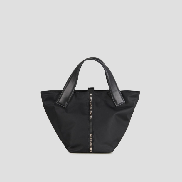 Sneakers Alexander Smith lauren small borsa a mano con tracolla in nylon nero - 4