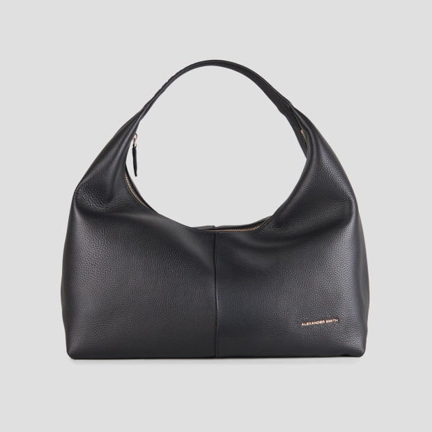 Sneakers Alexander Smith chloe borsa a spalla in pelle bottalata nera - 4