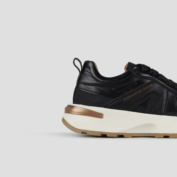 Sneakers Alexander Smith liverpool donna in nylon e laminato nero - 2