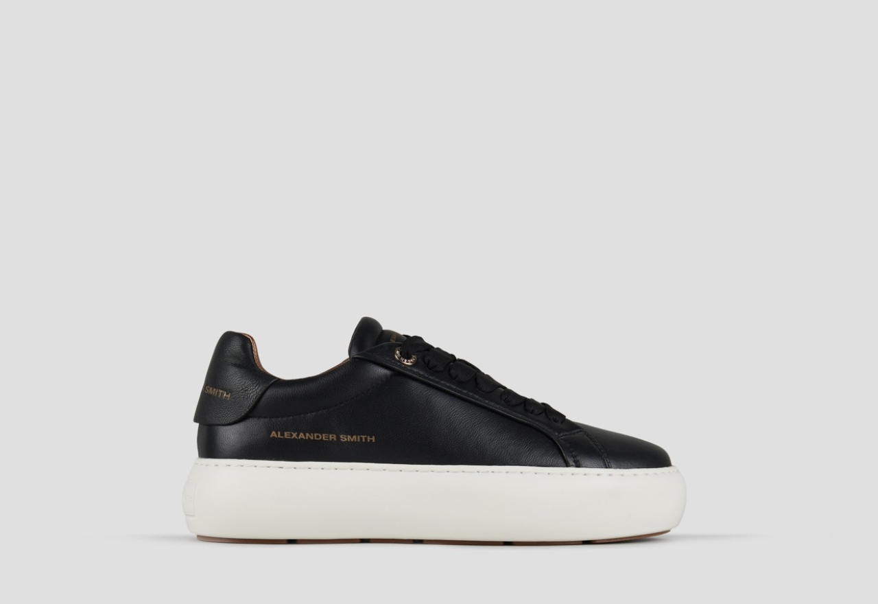 Sneakers Alexander Smith soho donna in morbida pelle nera - 1