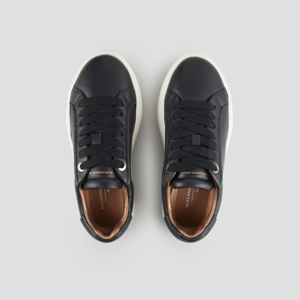 Sneakers Alexander Smith soho donna in morbida pelle nera - 5