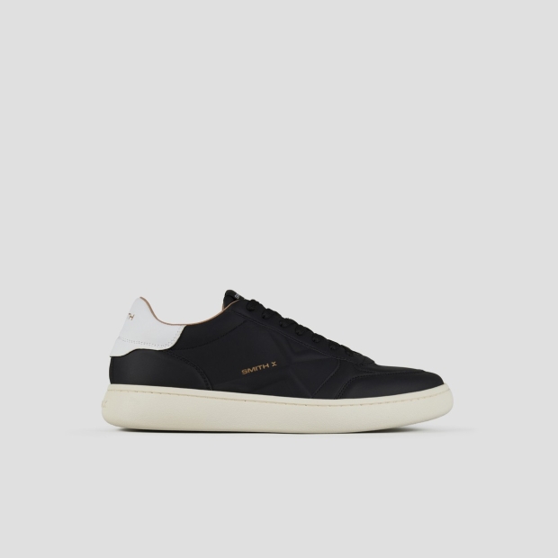 Sneakers Alexander Smith ocean uomo in nero e tallone bianco - 1