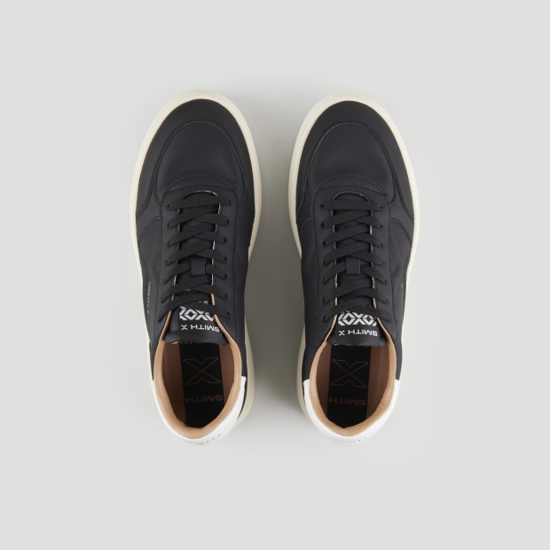 Sneakers Alexander Smith ocean uomo in nero e tallone bianco - 5