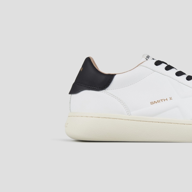 Sneakers Alexander Smith ocean uomo in bianco con tallone nero - 2