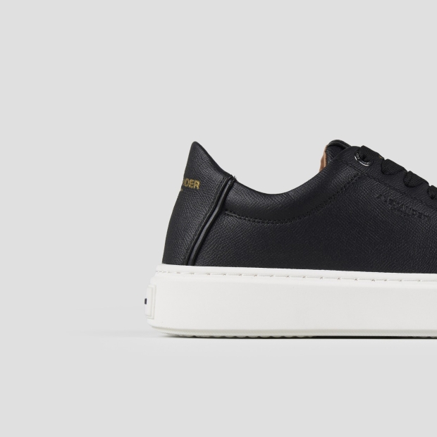 Sneakers Alexander Smith london uomo in pelle palmellata nera - 2