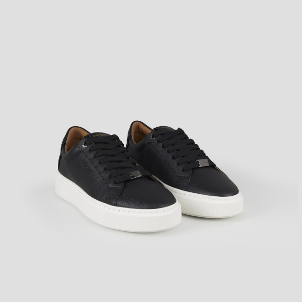Sneakers Alexander Smith london uomo in pelle palmellata nera - 3