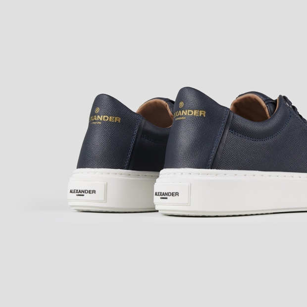 Sneakers Alexander Smith london uomo in pelle palmellata blu - 4