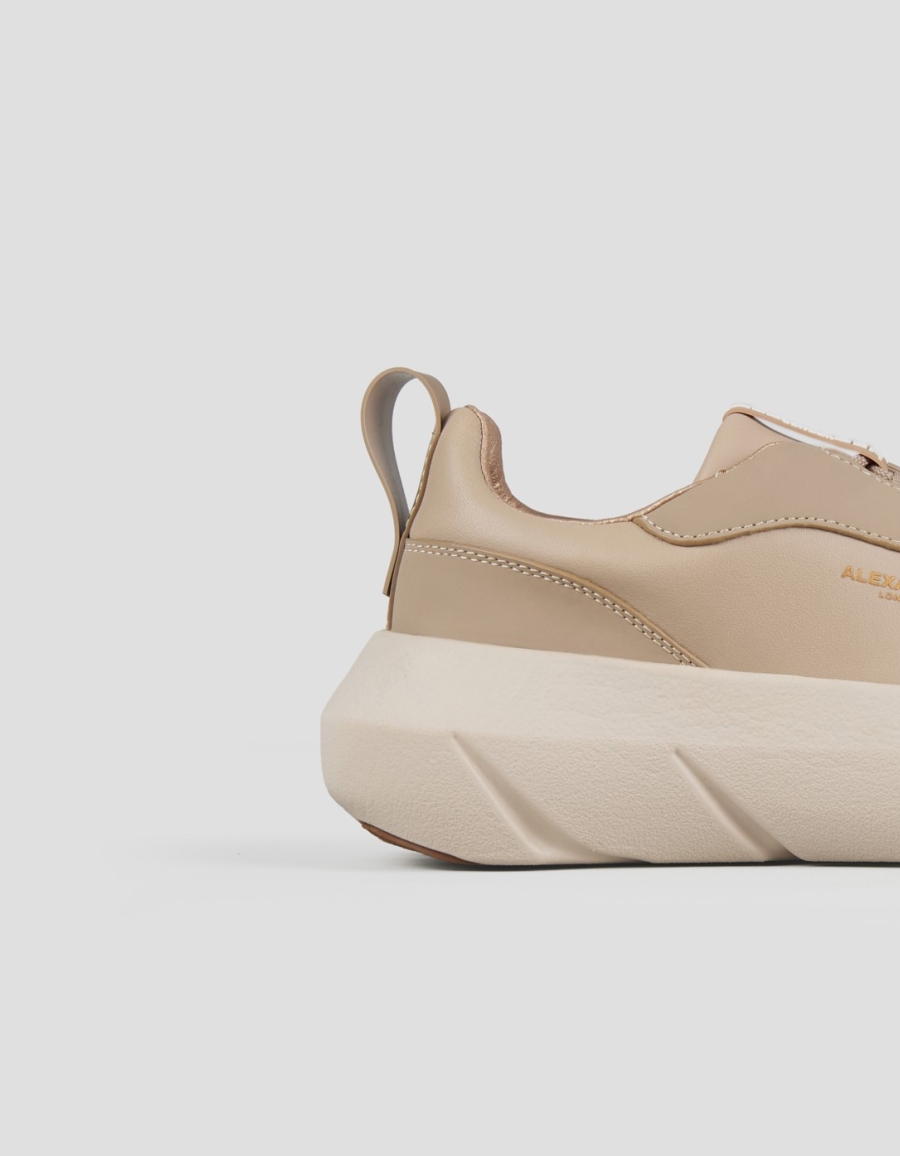 Sneakers Alexander Smith eclipse donna in nappa e gommato beige - 2