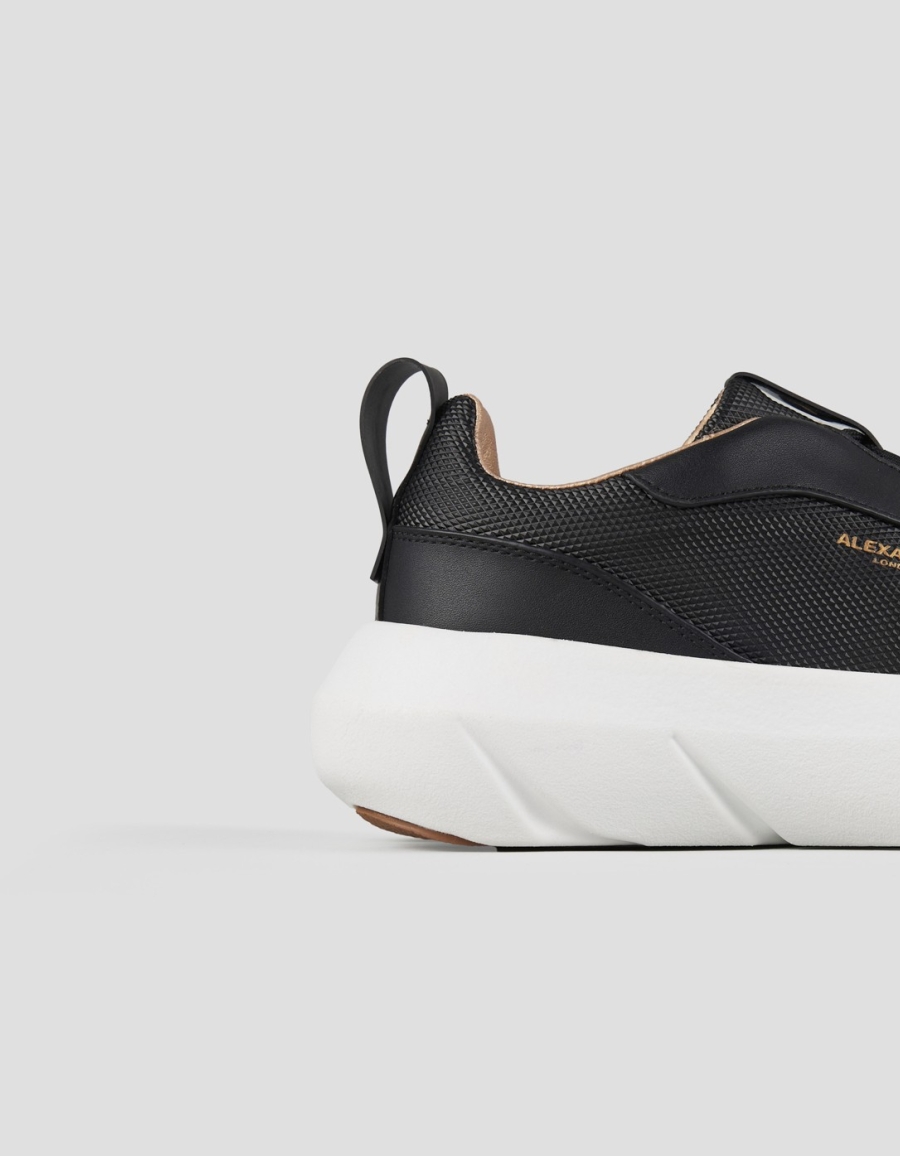 Sneakers Alexander Smith eclipse donna in pelle nera e tessuto tecnico - 2