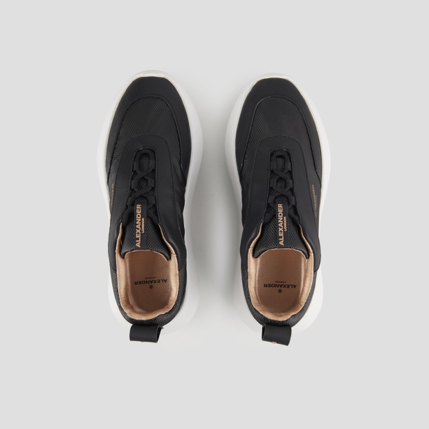 Sneakers Alexander Smith eclipse donna in pelle nera e tessuto tecnico - 5