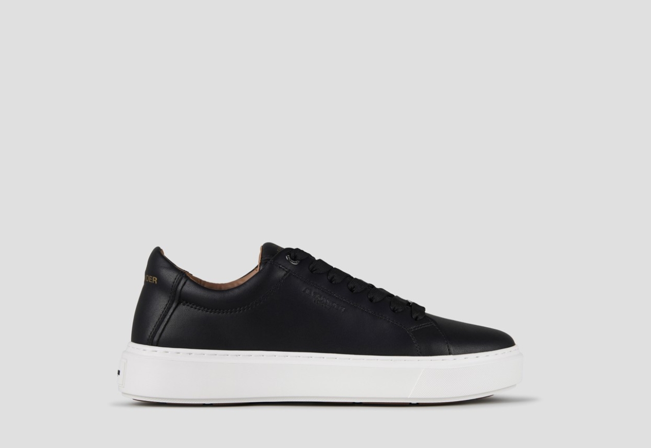 Sneakers Alexander Smith london uomo in morbida pelle nera - 1