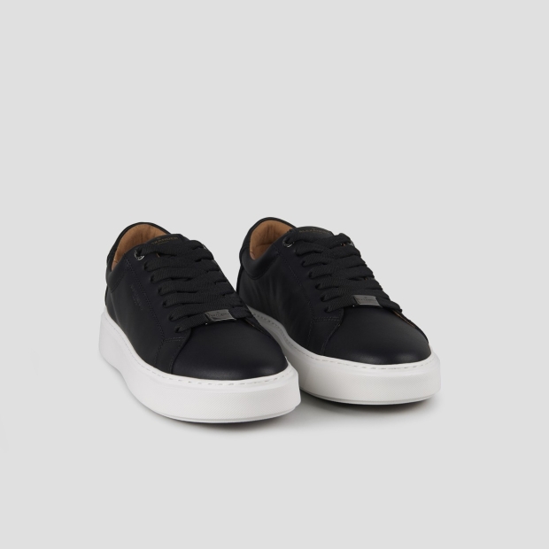 Sneakers Alexander Smith london uomo in morbida pelle nera - 3