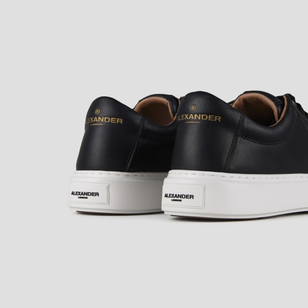 Sneakers Alexander Smith london uomo in morbida pelle nera - 4