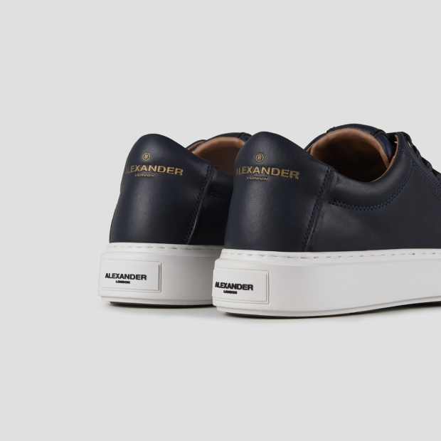 Sneakers Alexander Smith london uomo in morbida pelle blu - 4