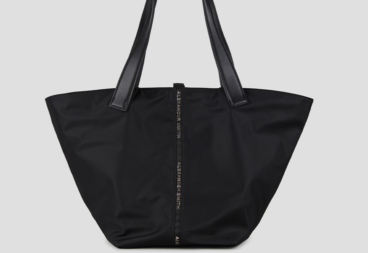 Sneakers Alexander Smith lauren large borsa a mano con tracolla in nylon nero - 1