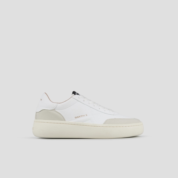 Sneakers Alexander Smith ocean donna in bianco e dettagli avorio - 1