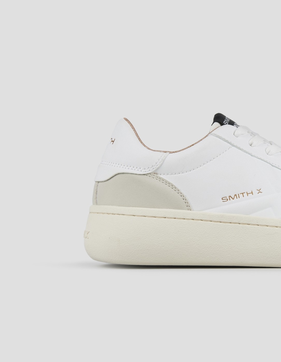 Sneakers Alexander Smith ocean donna in bianco e dettagli avorio - 2