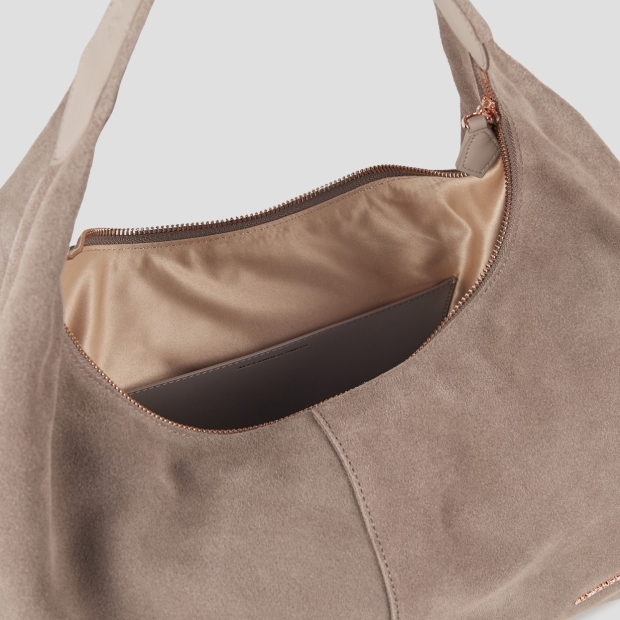 Sneakers Alexander Smith chloe borsa a spalla in suede avorio scuro - 6