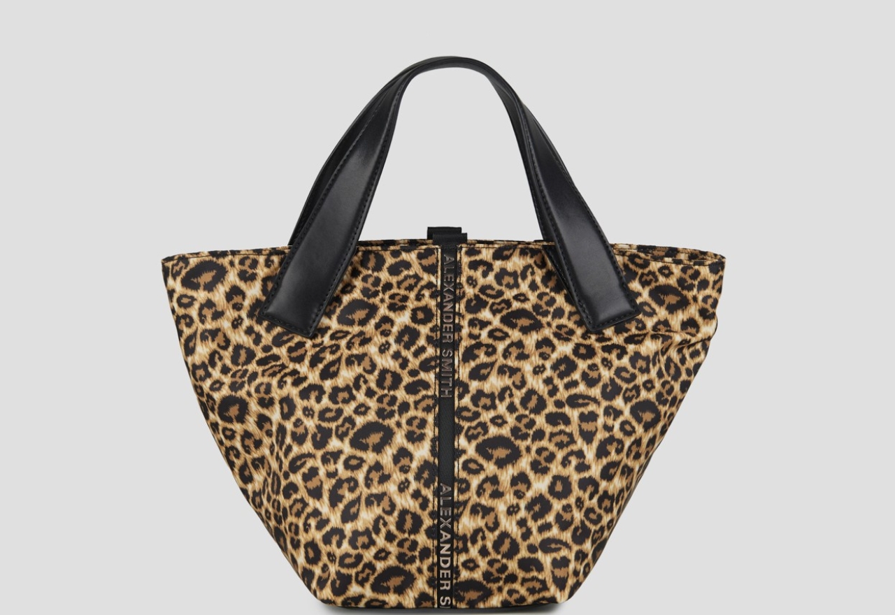 Sneakers Alexander Smith lauren medium borsa a mano con tracolla in nylon maculato - 1