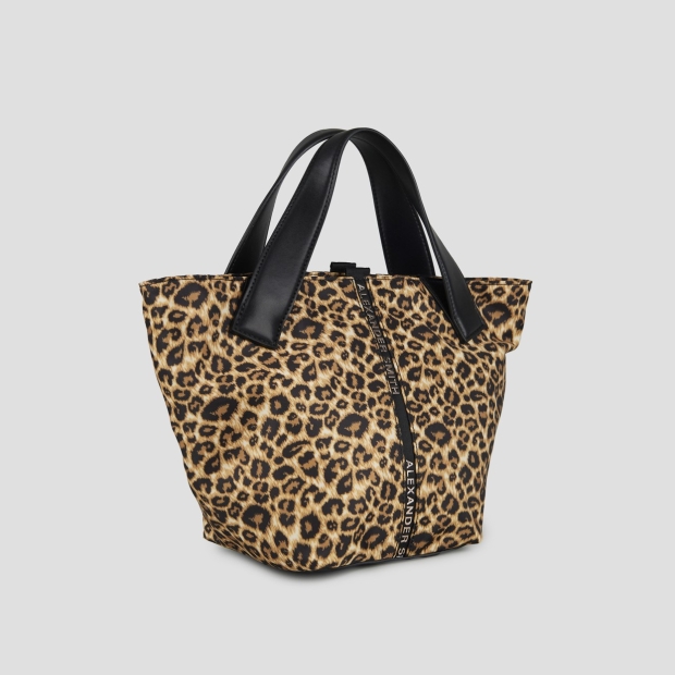 Sneakers Alexander Smith lauren medium borsa a mano con tracolla in nylon maculato - 3