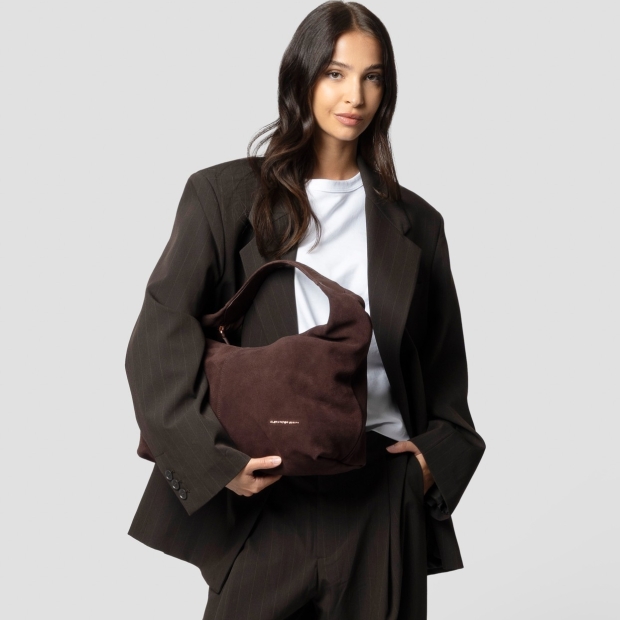 Sneakers Alexander Smith chloe borsa a spalla in suede bordeaux - 2