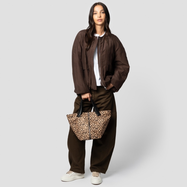 Sneakers Alexander Smith lauren medium borsa a mano con tracolla in nylon maculato - 7