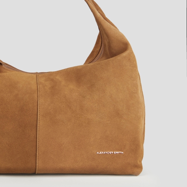 Sneakers Alexander Smith chloe borsa a spalla in suede marrone chiaro - 5