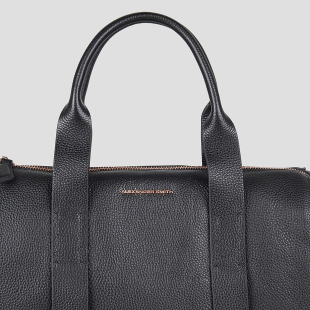 Sneakers Alexander Smith jane medium borsa a mano con tracolla in pelle bottalata nera - 5