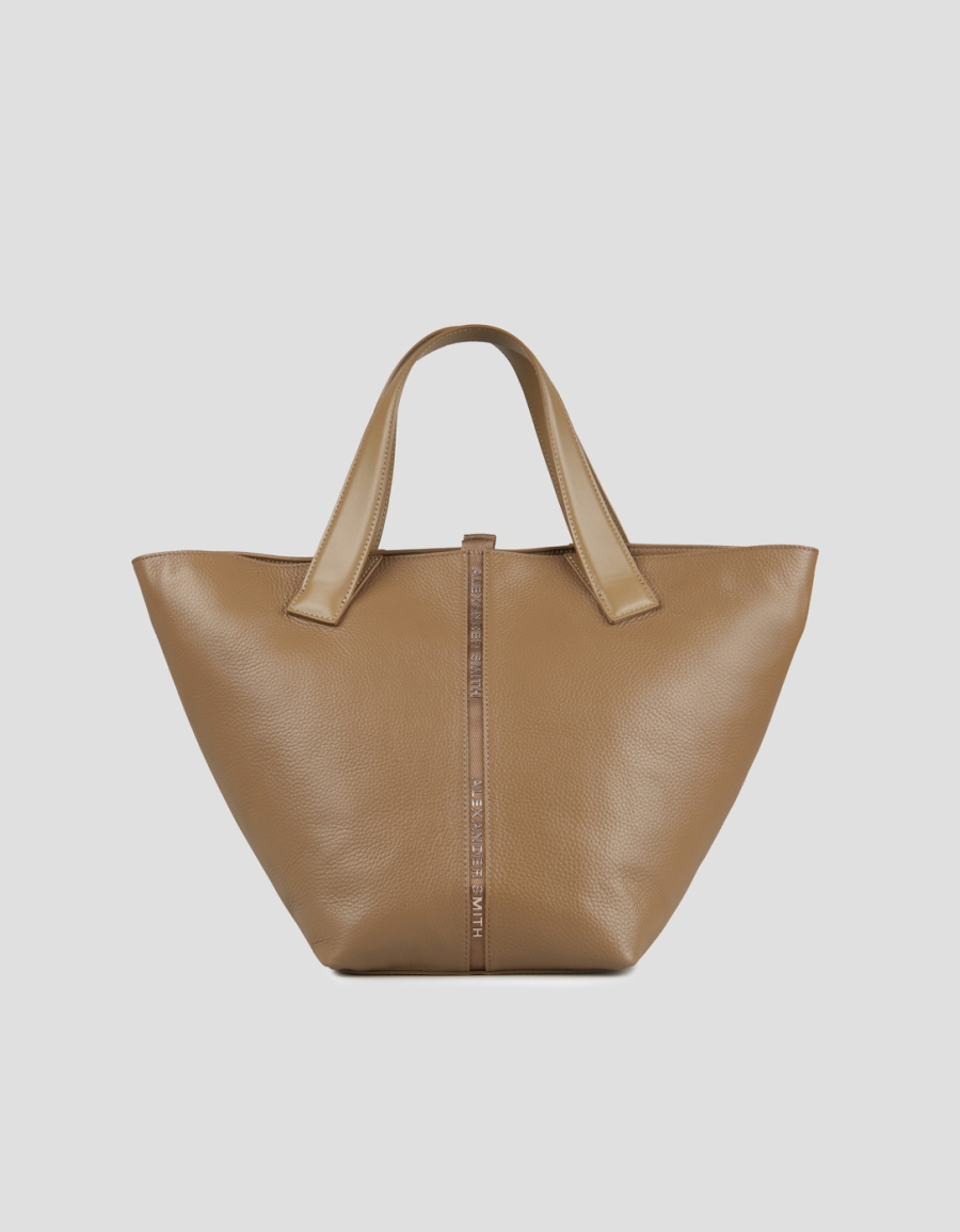 Sneakers Alexander Smith lauren medium borsa a mano con tracolla in pelle bottalata marrone - 1