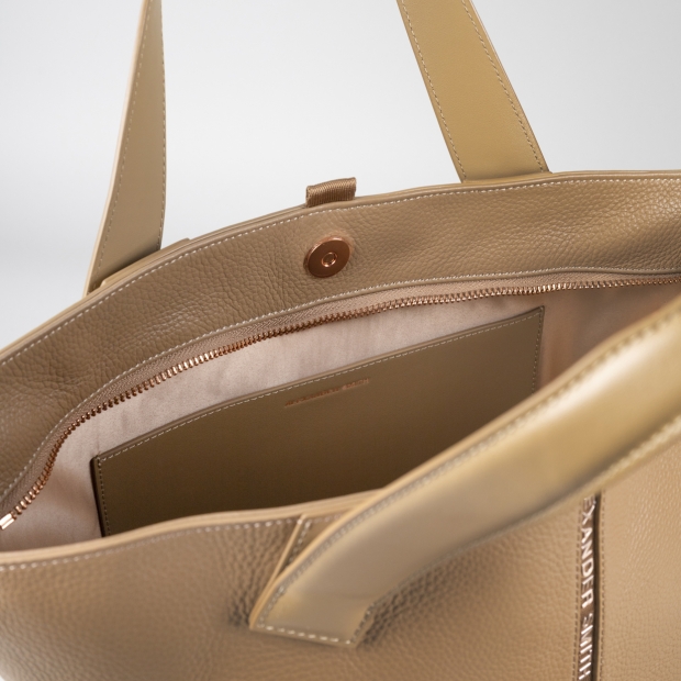 Sneakers Alexander Smith lauren medium borsa a mano con tracolla in pelle bottalata marrone - 5