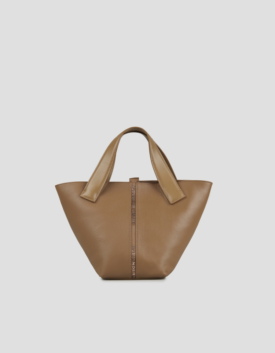 Sneakers Alexander Smith lauren small borsa a mano con tracolla in pelle bottalata marrone - 1